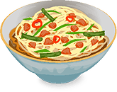 Tazon con sopa oriental